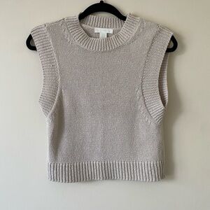 H&M Beige Knit Top